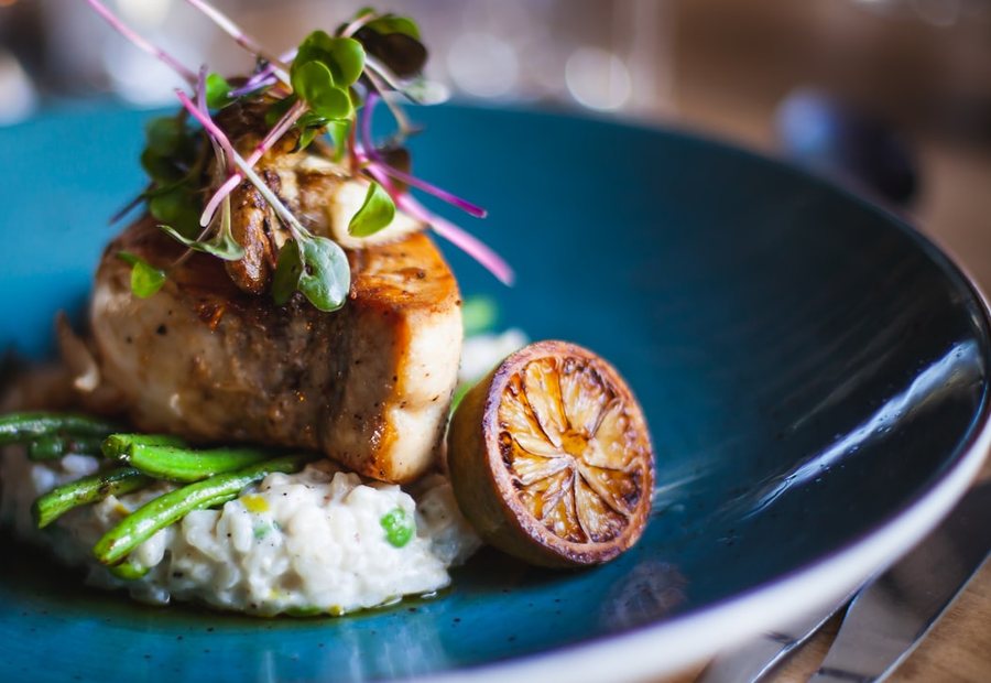 Plated dish at the Harbourmaster